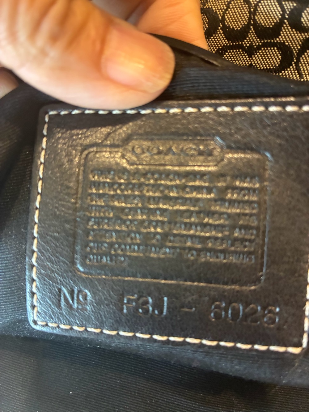 🖤 Vintage Coach SoHo Signature Shoulder Bag F3J-6028 - Picture 9 of 10